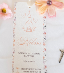 Signet de baptême ou communion personnalisé - Collection Mélissa