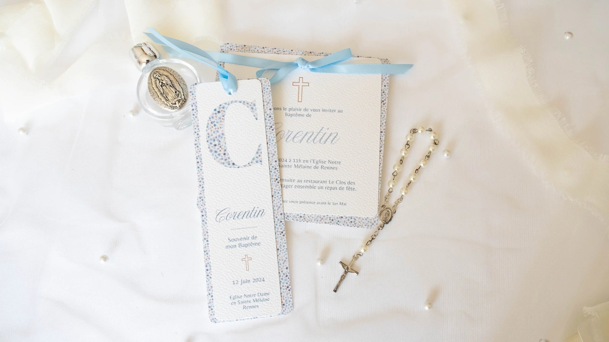 Faire-Part Personnalisé fleuri, Collection Apolline