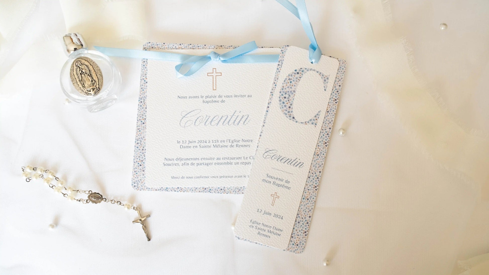Faire-Part Personnalisé fleuri, Collection Apolline