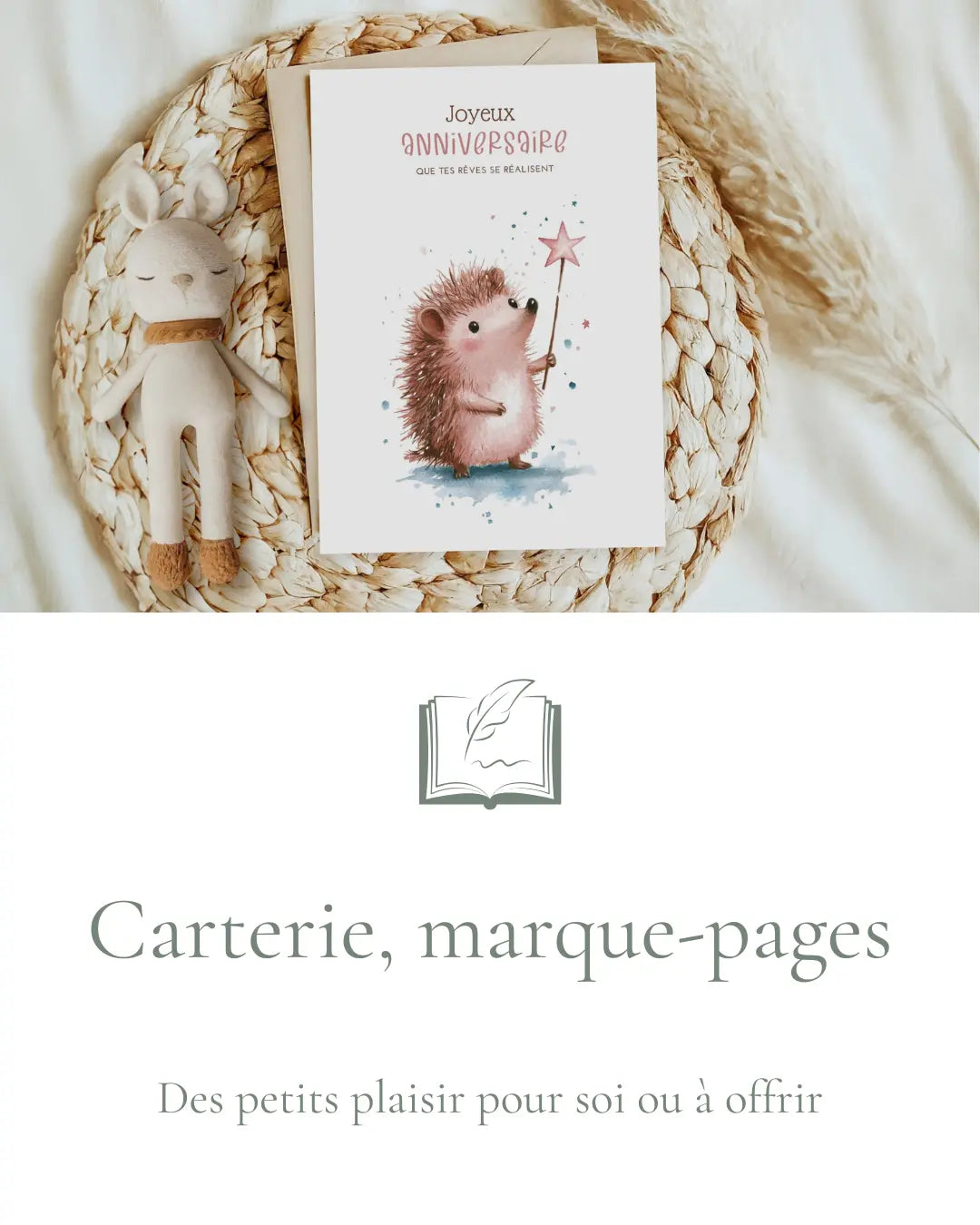 Papeterie cartes et marque-pages