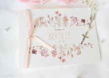 Faire Part de Baptême ou Communion Fleurs des Champs - Collection Bertille