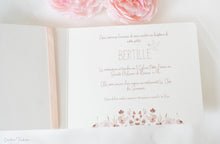 Faire Part de Baptême ou Communion Fleurs des Champs - Collection Bertille