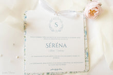 Faire Part de Baptême ou Communion fleuri - Collection Séréna
