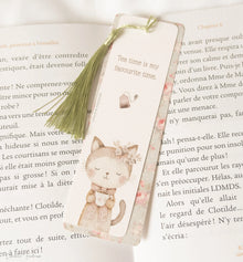 Marque-Pages Personnalisables Petits Chats Cosy (lot de 5)