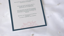 Menu de Mariage Personnalisé Elégant  - Collection Lézan