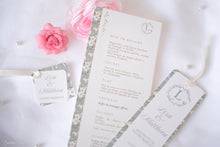 Menu de Mariage Personnalisé Elégant  - Collection Aubrac