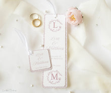 Étiquettes personnalisées mariage – Pour dragées et petits cadeaux | Collection Elérose motif fleuri élégant